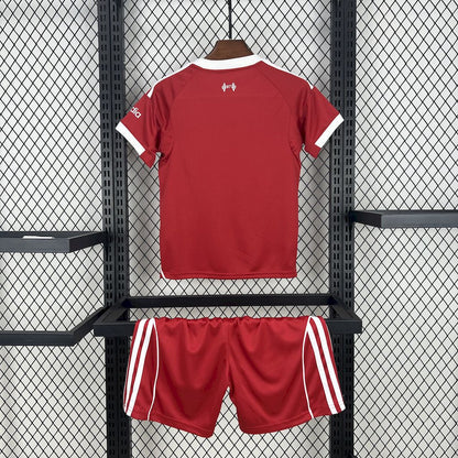 Liverpool 2025/26 Home Kids Kit