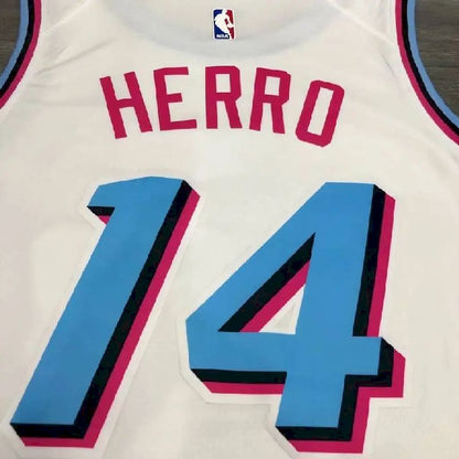 Camisa Tyler Herro Branca Masculina Versão Jogador