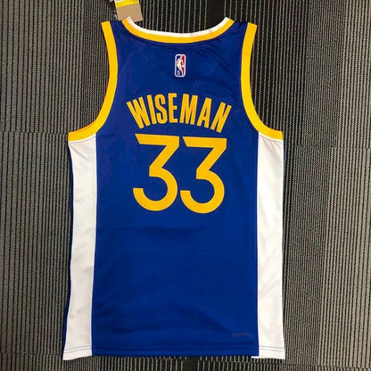 Camisa azul masculina James Wiseman Team – Edição de 75º aniversário