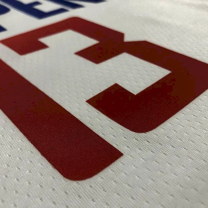 Camisa Paul George White Masculina – Edição de 75º Aniversário