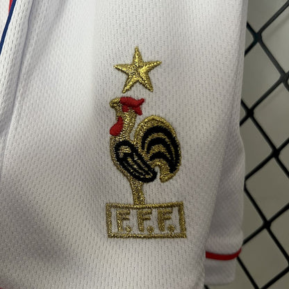Camisa e shorts retrô infantil França 1998