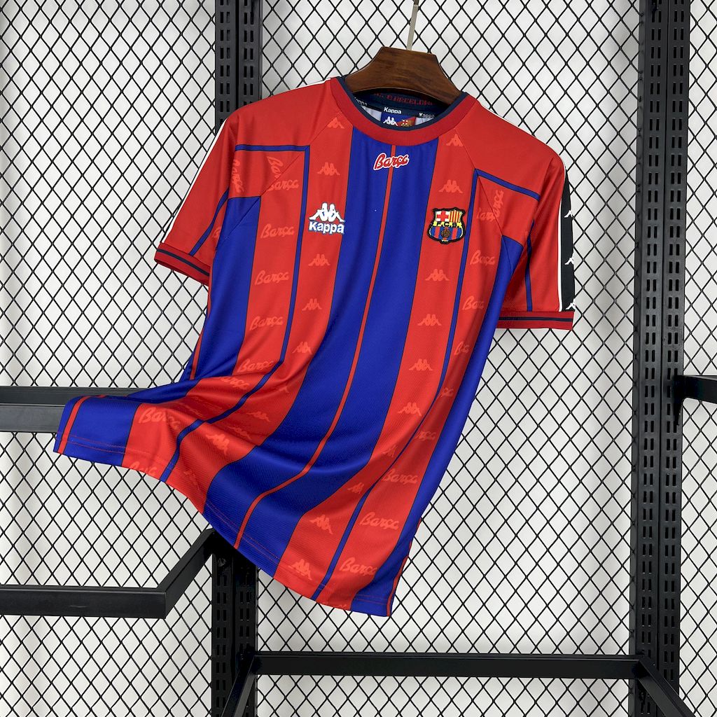 Camisa retrô principal do Barcelona 1997/98