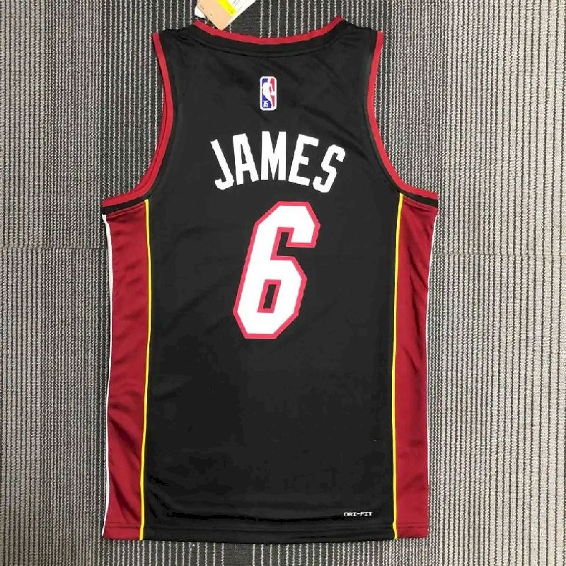 Camisa preta masculina LeBron James Team – Edição de 75º aniversário
