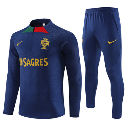 Camisola e Calça Adulto Portugal 2024/25 Meio Fecho 14001