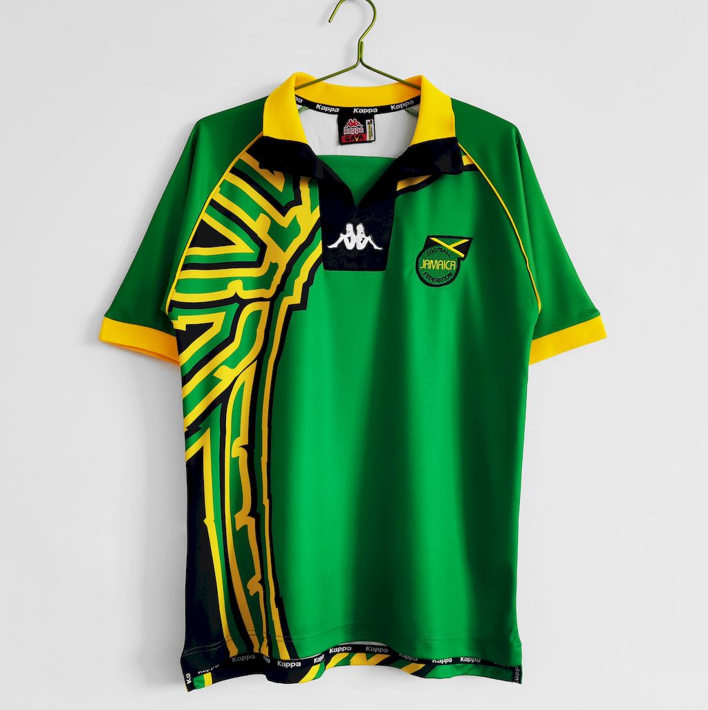 Camisa retrô reserva da Jamaica de 1998