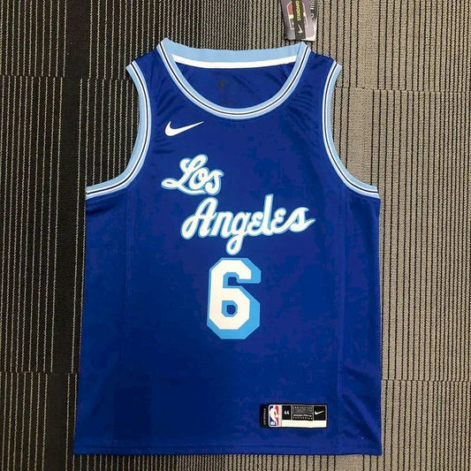 Camisa LeBron James Royal Retro Classics 2020-21 Swingman Player Version Masculina – Edição Clássica