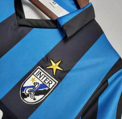 Camisa retrô Home do Inter de Milão 1988/89