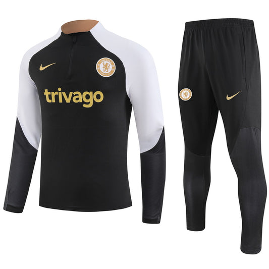 Suéter e calça Chelsea 2023/24 com zíper e meio zíper 902