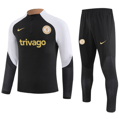 Suéter e calça Chelsea 2023/24 com zíper e meio zíper 902