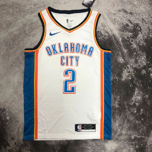 Camisa masculina Shai Gilgeous-Alexander branca