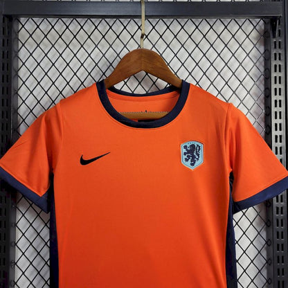 Holanda 2024/25 Euro Home Kit Infantil