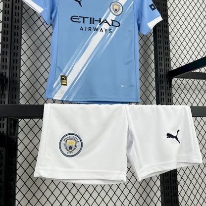 Kids Manchester City 2025/26 Home Kit