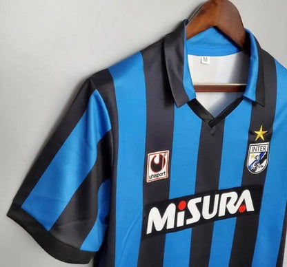 Camisa retrô Home do Inter de Milão 1988/89