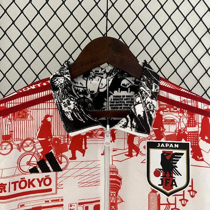 Jaqueta corta-vento dupla face Japão 2023-24