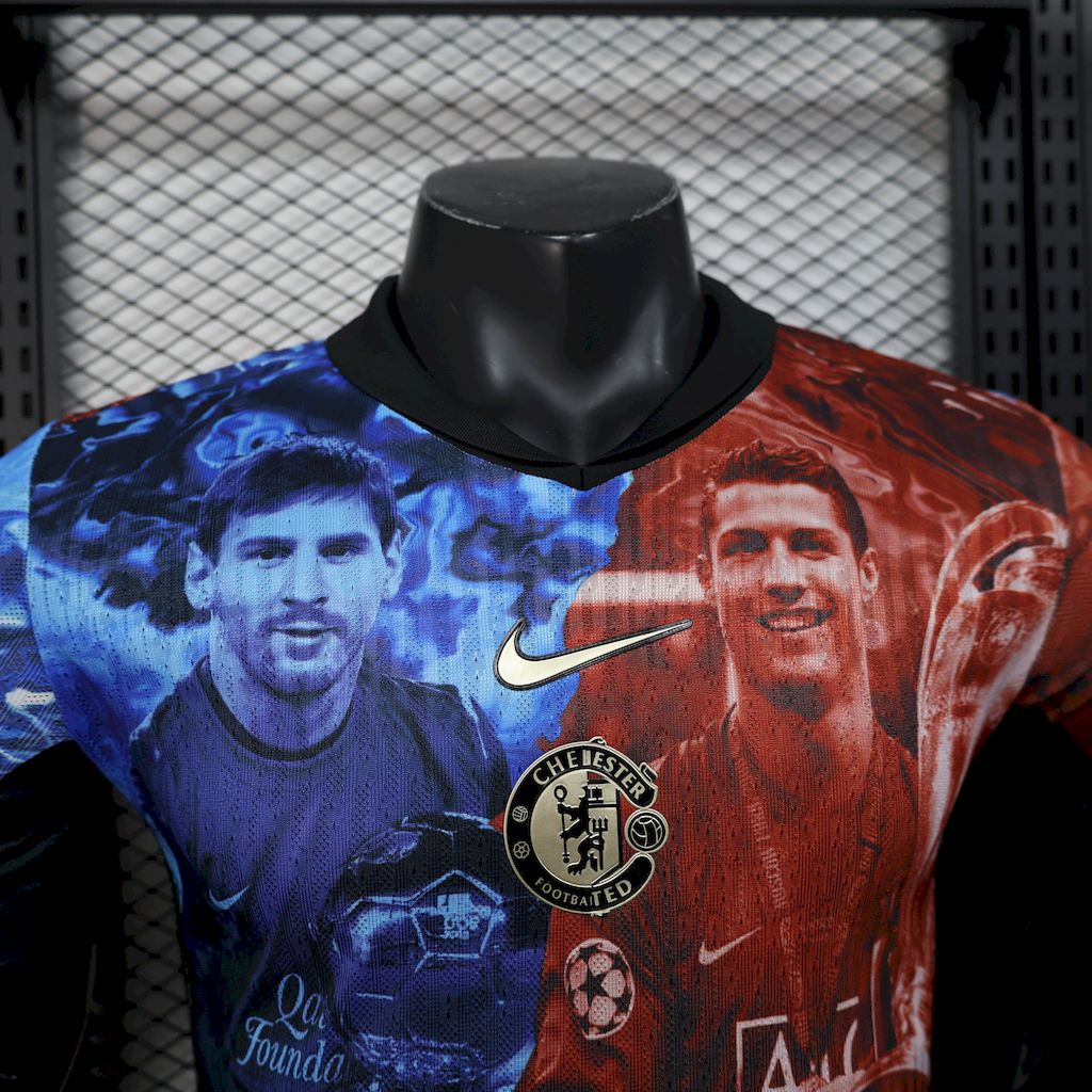 Men's Manchester United Ronaldo Chelsea messi 2025/26 Jersey Player Version