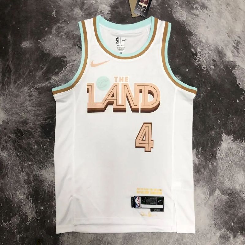 Camisa Evan Mobley Branca Masculina - Edição Cidade