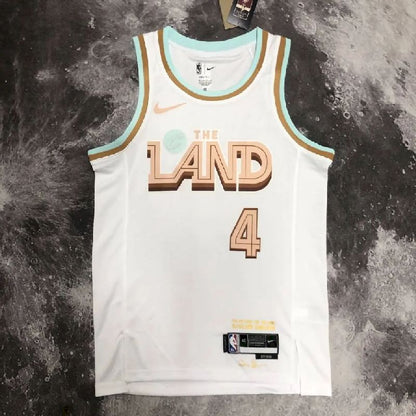 Camisa Evan Mobley Branca Masculina - Edição Cidade