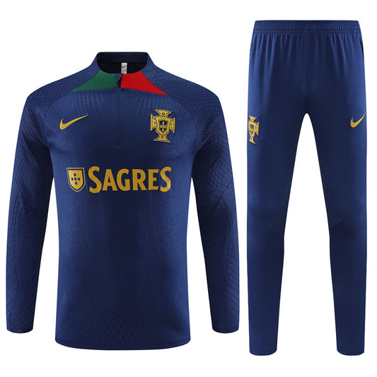 Portugal 2024/25 Half-Zip Adult Sweater+Pant 14001
