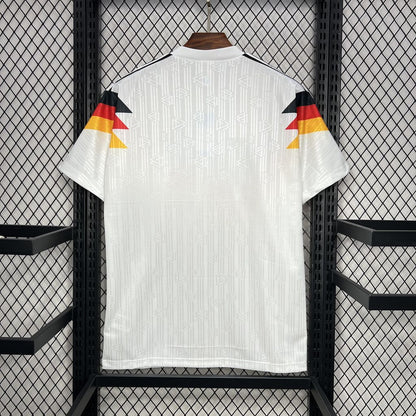 Camisa retrô da Alemanha para a Copa do Mundo de 1990