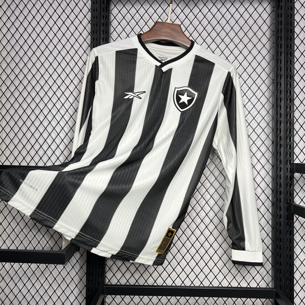 Men's Botafogo 2024/25 Home Long Sleeve Jersey