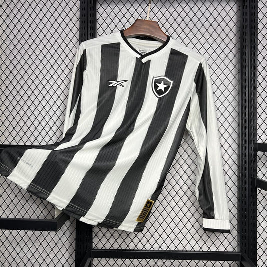 Men's Botafogo 2024/25 Home Long Sleeve Jersey