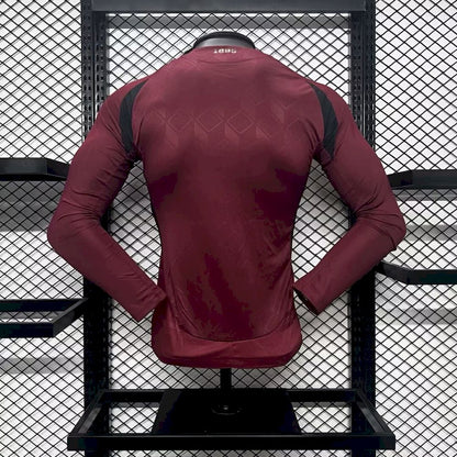 Camisa Bélgica Euro 2024/25 de manga comprida, versão para jogadores