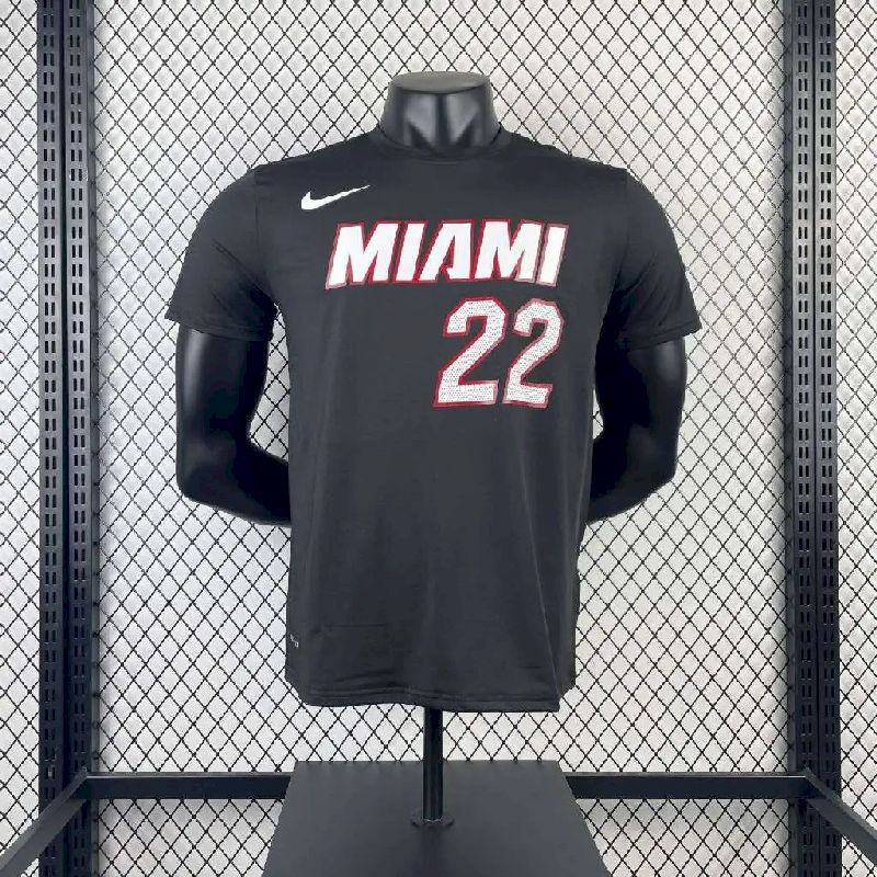 Camiseta preta masculina Jimmy Butler Team