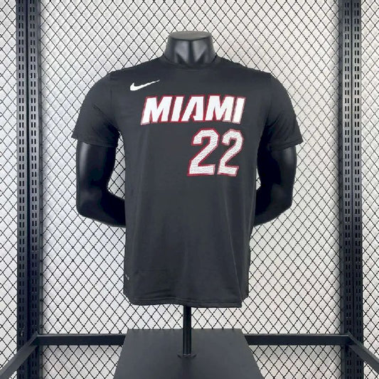 Camiseta preta masculina Jimmy Butler Team
