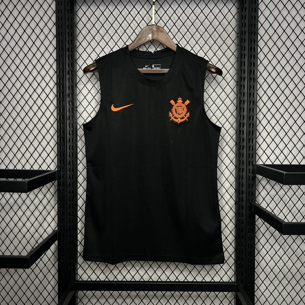 Camisa de treino do Corinthians 2022 Regata – Preta