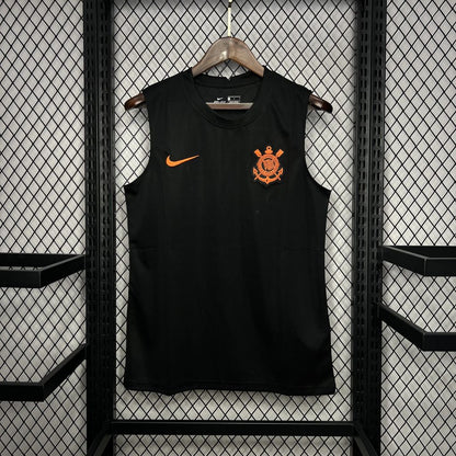 Camisa de treino do Corinthians 2022 Regata – Preta
