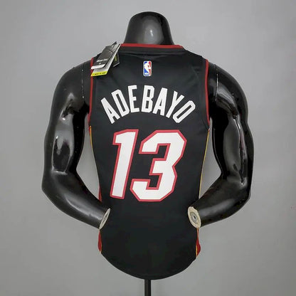 Camisa Masculina Bam Adebayo 2020-21 Preta Swingman Versão Jogador – Edição Ícone