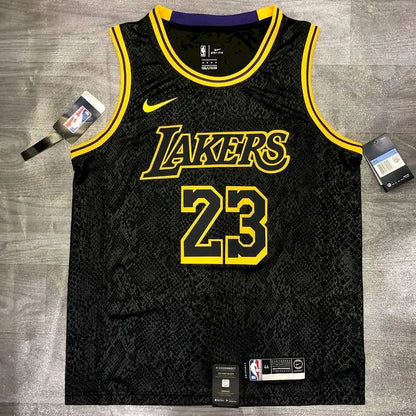 Camisa LeBron James Black Mamba versão masculina de jogador
