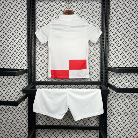 Croatia 2024/25 Euro Home Kids Kit