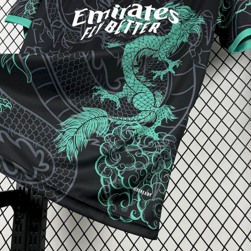 Camisa Real Madrid 2025/26 Dragão Verde e Preto Edição Especial