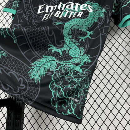 Camisa Real Madrid 2025/26 Dragão Verde e Preto Edição Especial