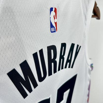 Denver Nuggets 2024/25 City Edition White Color MURRAY#27