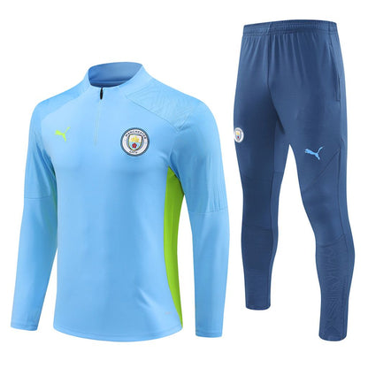 Suéter e calça Manchester City 2024/25 com zíper e meio zíper 14001