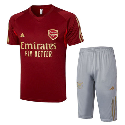 Camisa de treino adulto do Arsenal 2023/24 + short 3/4 815