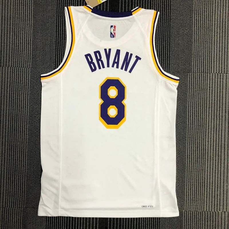 Camisa branca masculina Kobe Bryant Team – Edição de 75º aniversário