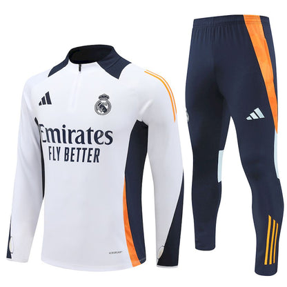 Suéter e calça adulto com zíper médio Real Madrid 2024/25 14001