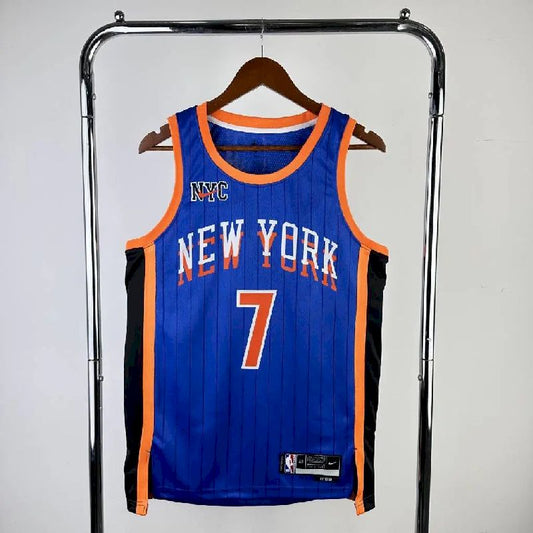 Men’s 2024 Carmelo Anthony Blue Team Jersey – City Edition