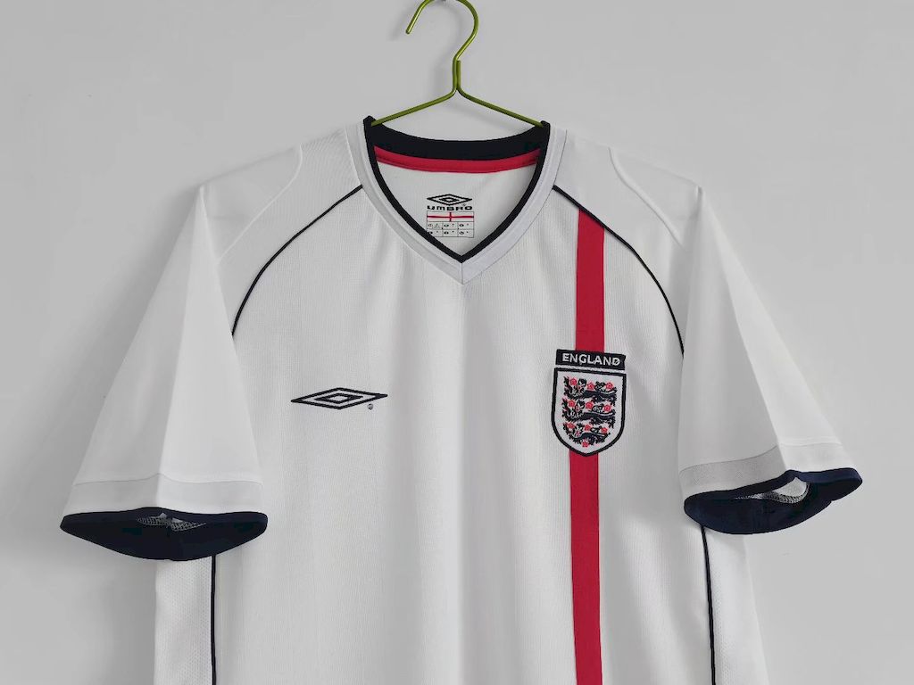 Camisa retrô da Inglaterra 2001/03