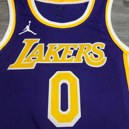 Camisa masculina Kyle Kuzma 2020-21 roxa Swingman versão jogador – Edição Statement