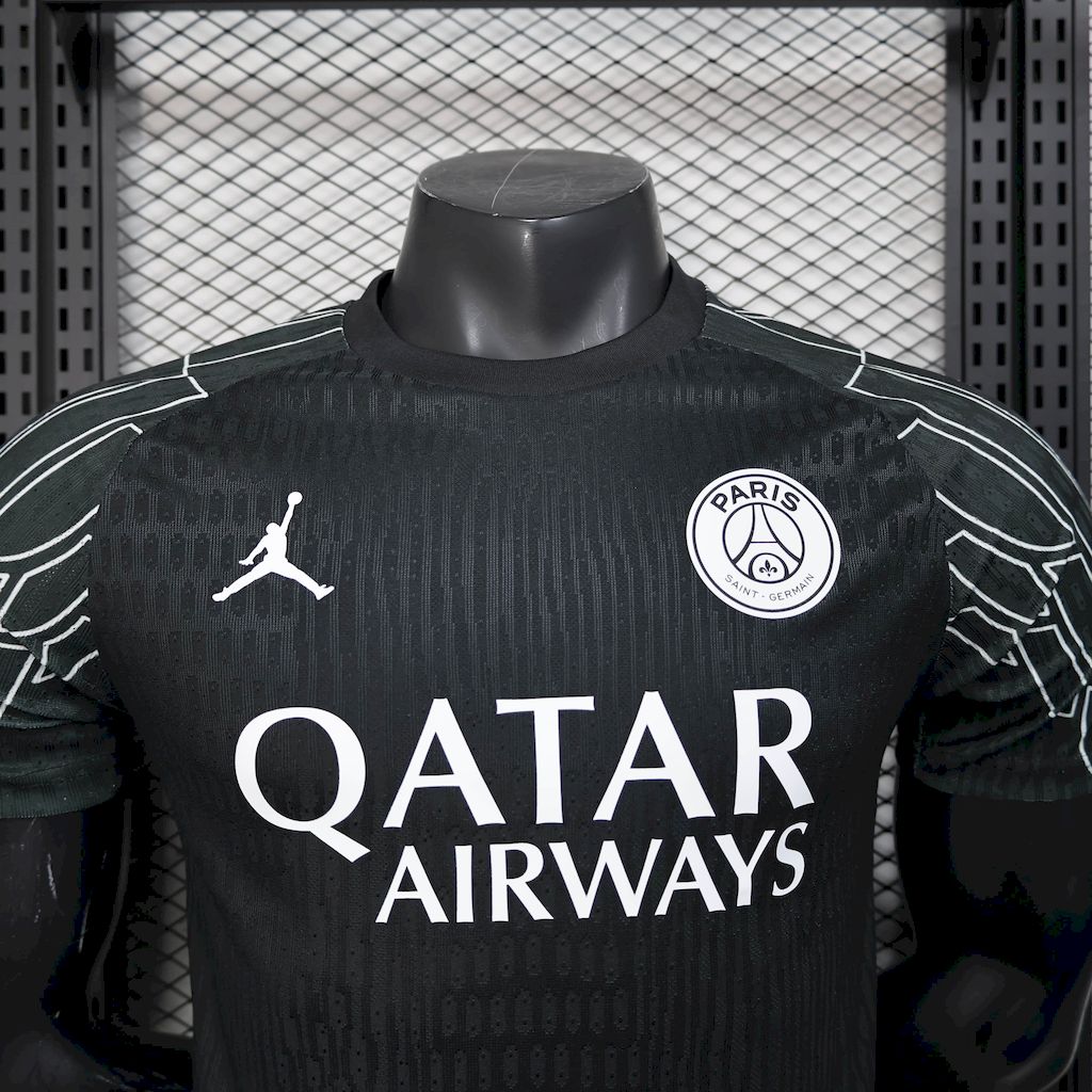 Paris Saint-Germain 2024/25 Fourth Black Jersey Player Version