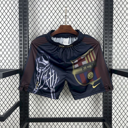 Barcelona 2000/01 Home Retro Skeleton Shorts