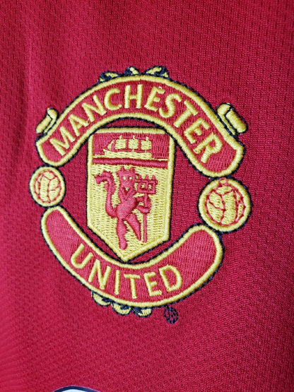 Camisa retrô de mangas compridas do Manchester United 2004/06 Home