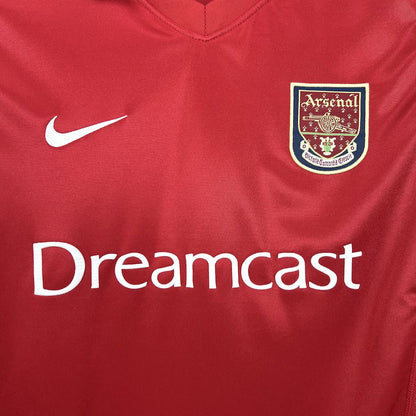 Camisa retrô do Arsenal 2000/01