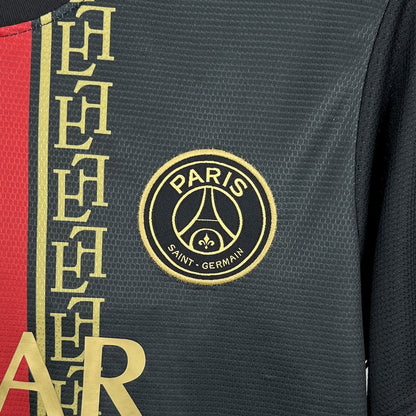 Paris Saint-Germain 2025/26 Black and Gold Edition Jersey