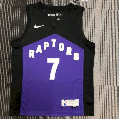 Camisa masculina Kyle Lowry Swingman roxa – Edição especial