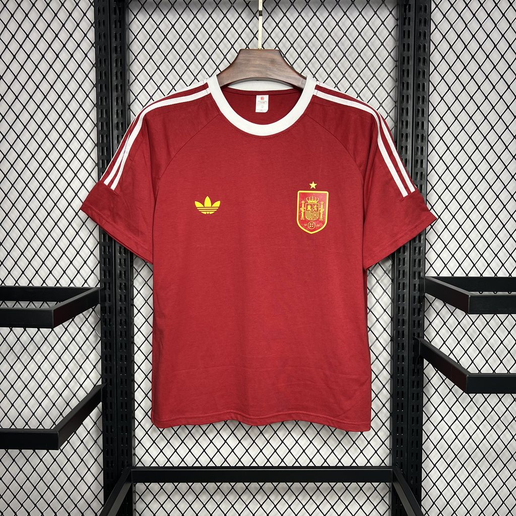 Camisa Espanha 2024/25 Euro estilo retrô